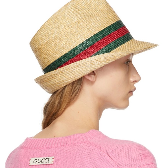 👒 Authentic Gucci woven straw bucket hat - Picture 3 of 12